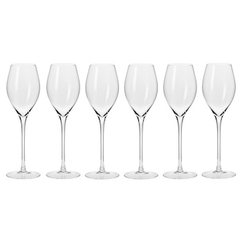 Krosno Harmony Prosecco Glass 280ML 6pc Gift Boxed