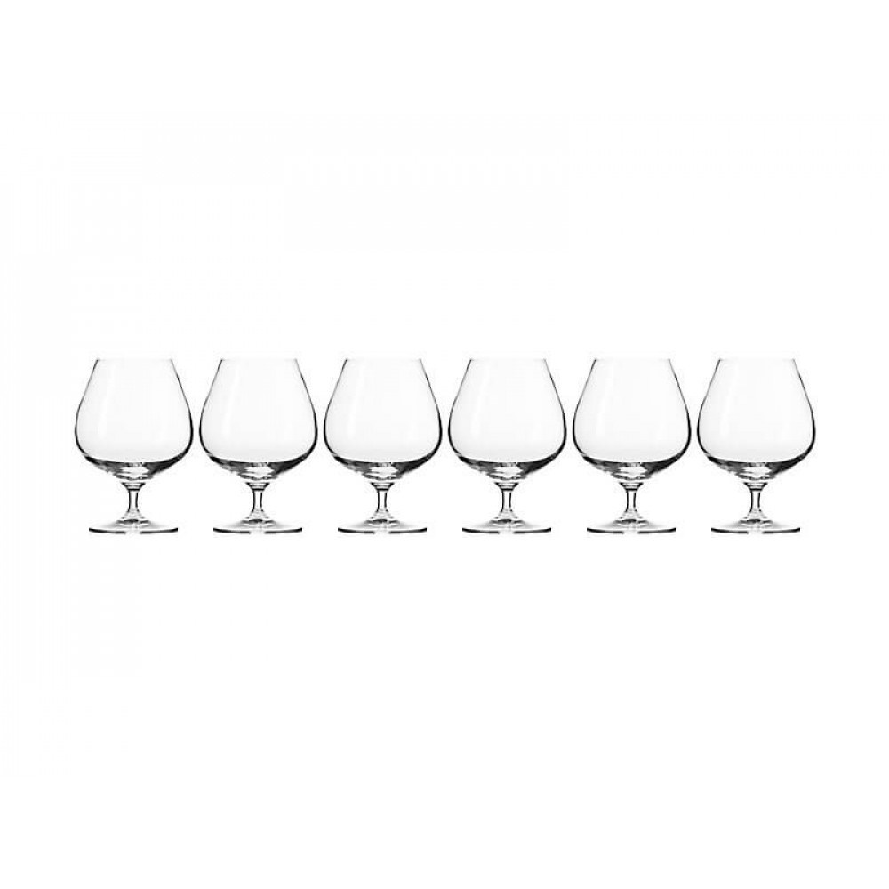 Krosno Harmony Cognac Glass 550ML 6pc Gift Boxed-1
