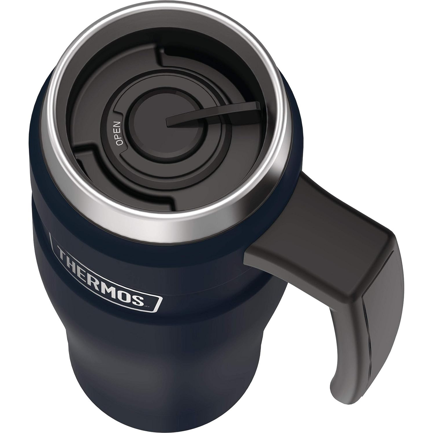 Thermos 470ml Stainless Steel Camping Mug - Midnight Blue-3