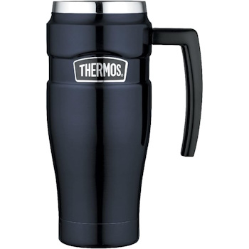 Thermos 470ml Stainless Steel Camping Mug - Midnight Blue
