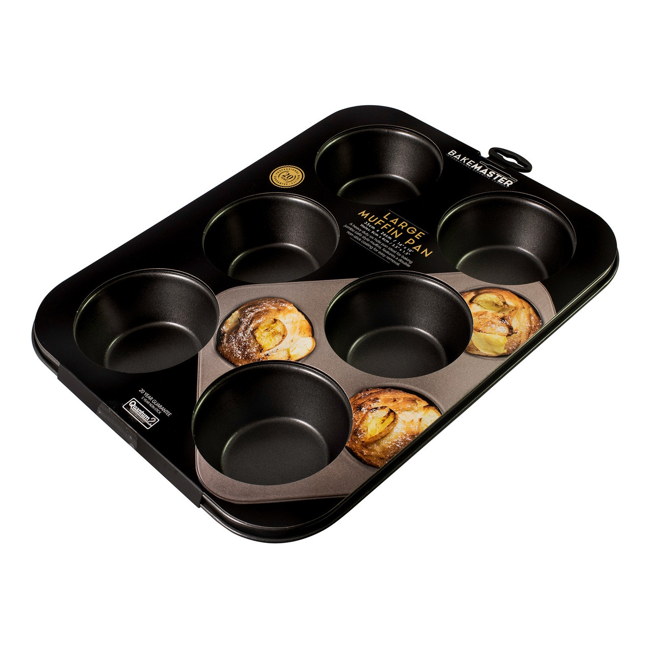 Bakemaster 6 Cup Lrg Muffin Pan 35X26CM