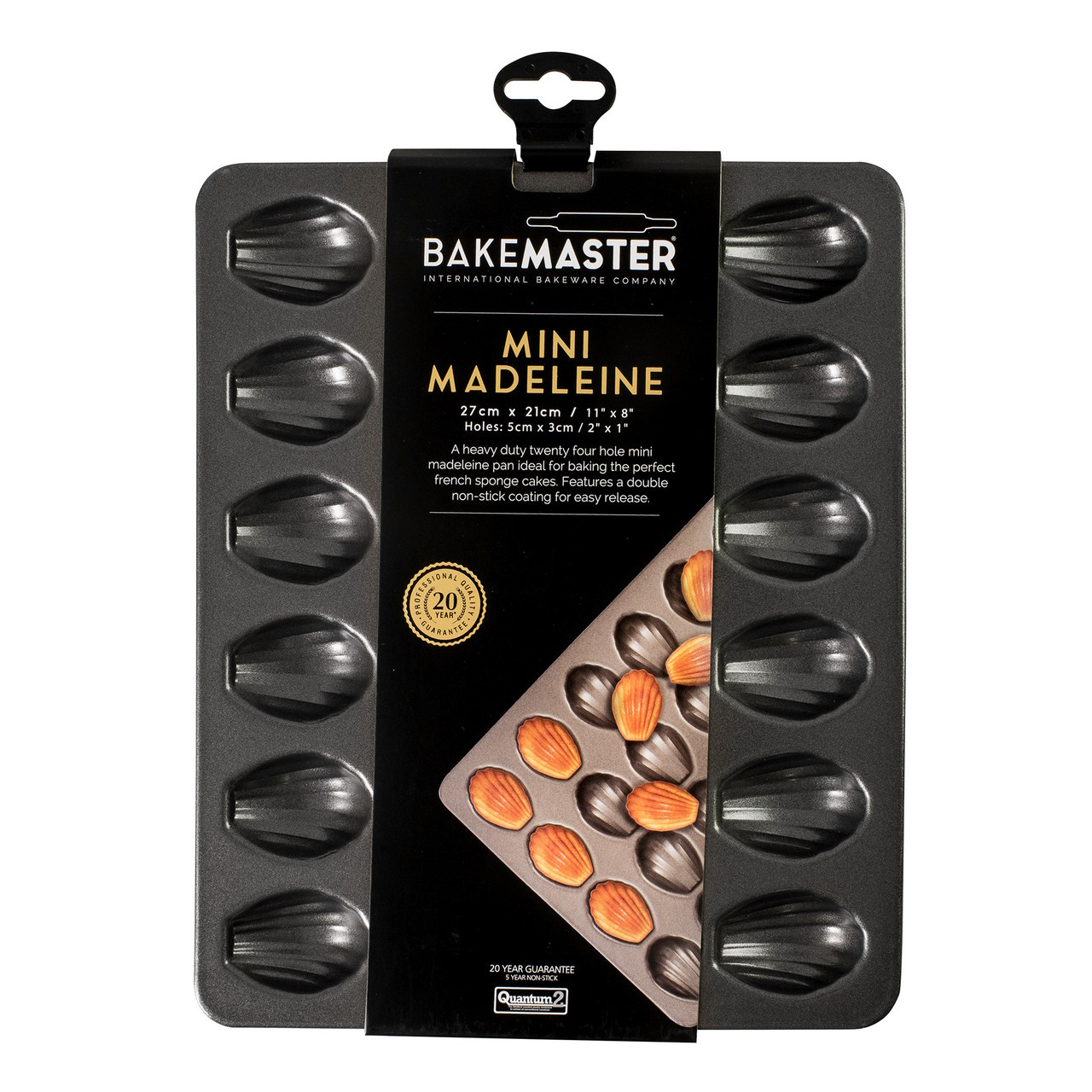 Bakemaster 24Cup Mini Madeleine 27X21CM-4