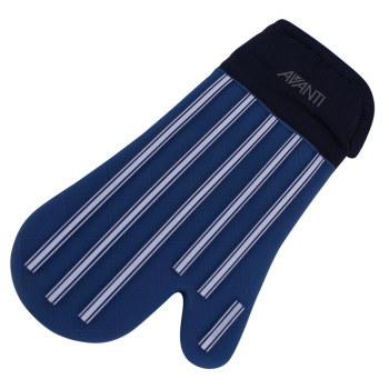 Avanti – Silicone Oven Glove Butcher Stripe Blue