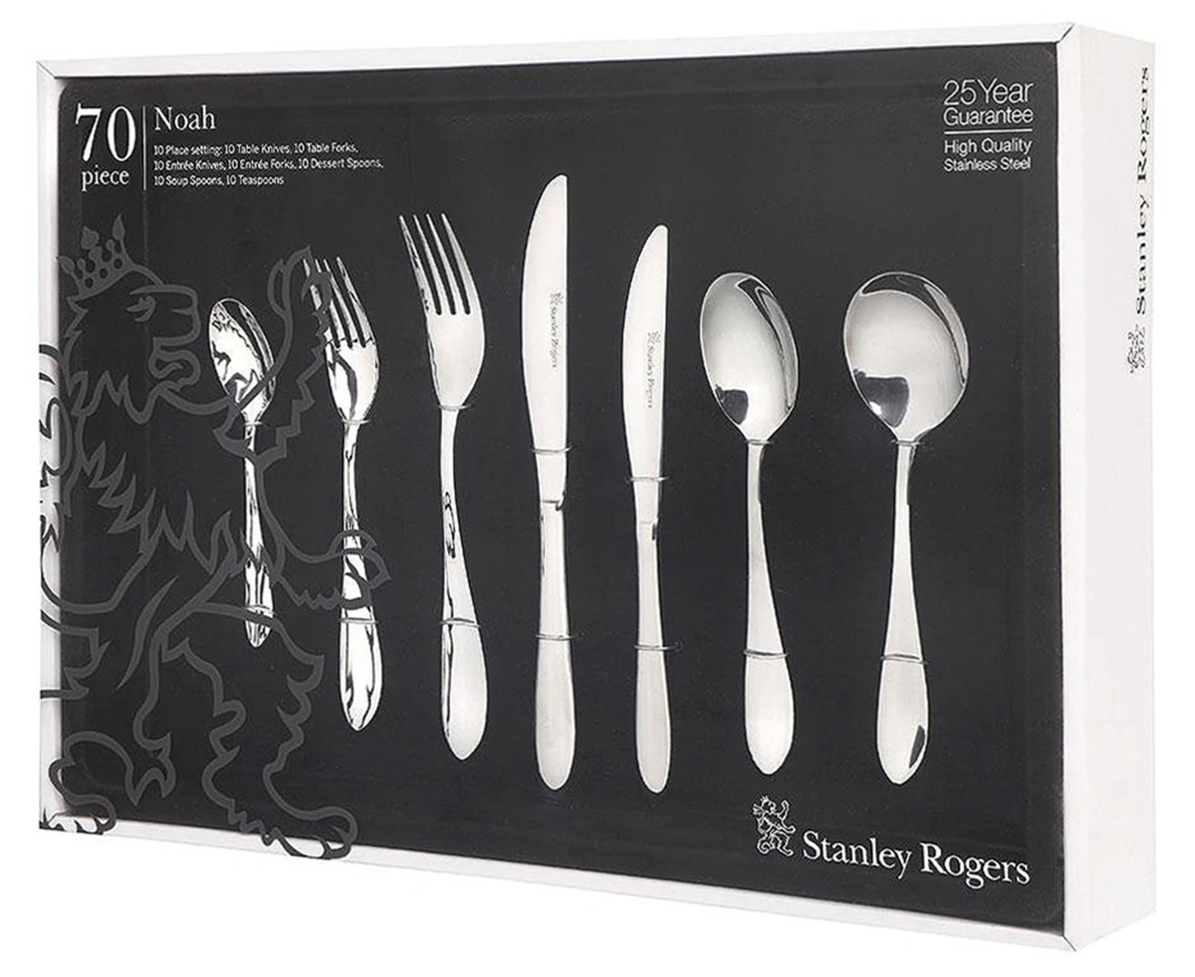 thumbnail image 2 of 100% Genuine Stanley Rogers Amsterdam 30-Piece Stainless Steel Cutlery Set - 50614 2 of 6