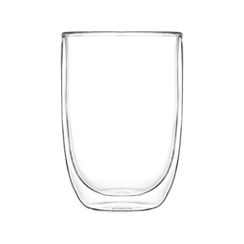 Pyrex Double Wall Glass 400ml Twin Pack