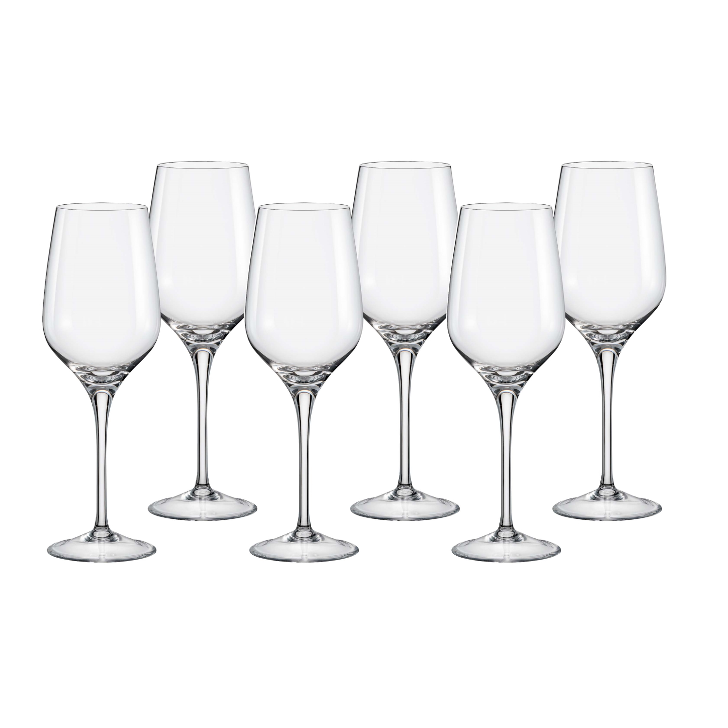 Bohemia Rebecca W/Wine Glass Set/6 350ml