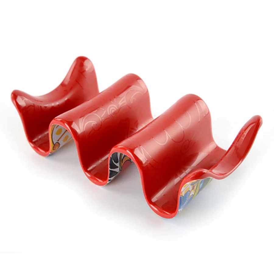 Prepara Multiple Taco Holder - Red