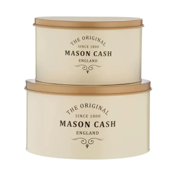 Mason Cash Heritage Set2 Cake Tins 4L/6L