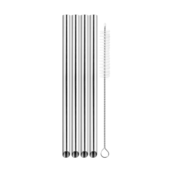 Avanti Bubble Tea Straws Set of 4 SSteel