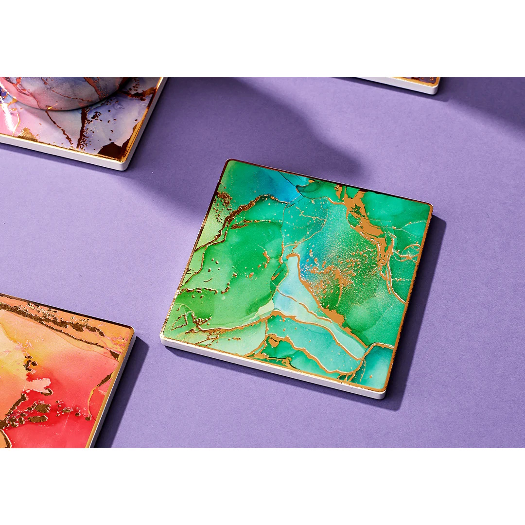 Ashdene Gemstones Mug & Coaster Set Adamite-3