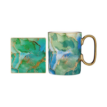 Ashdene Gemstones Mug & Coaster Set Adamite