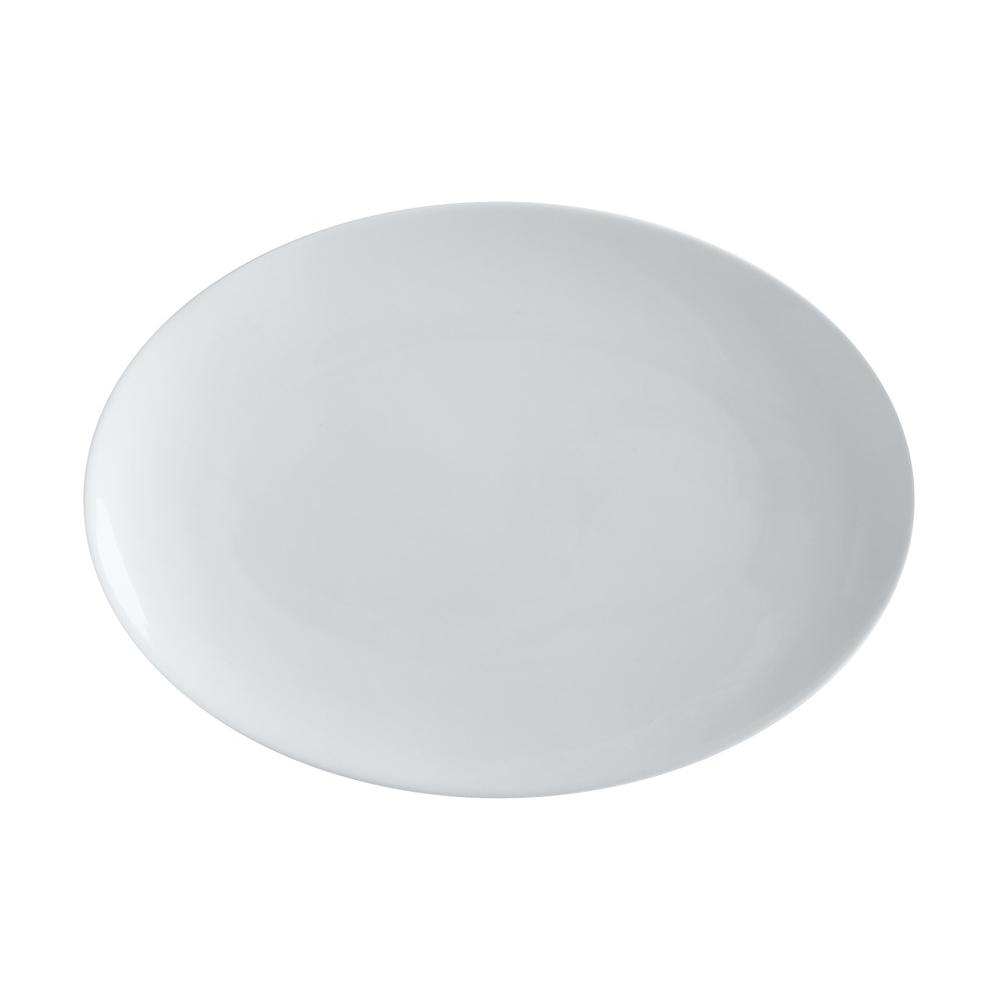 Maxwell White Basics  Oval Plate 30x22cm-3