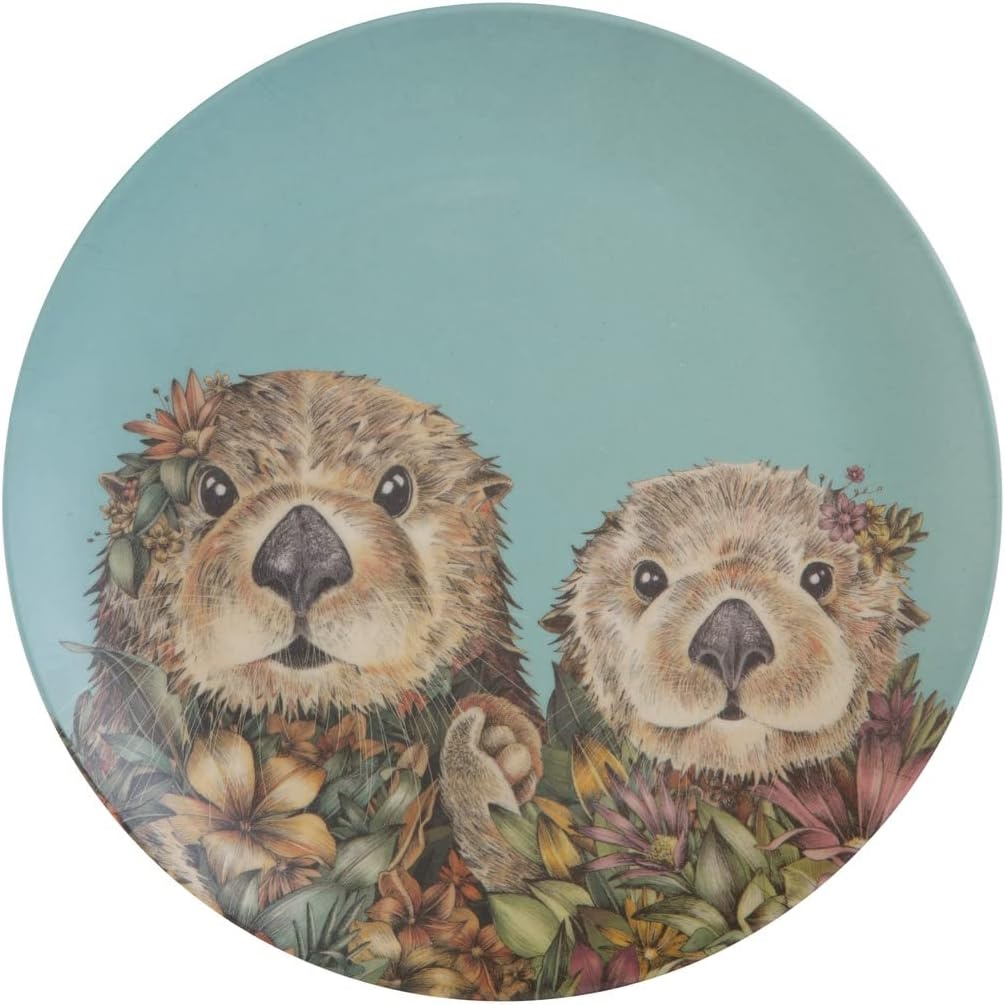 Marini Ferlazzo Wild Planet Bamboo Plate 20cm Set of 4 Assorted-4