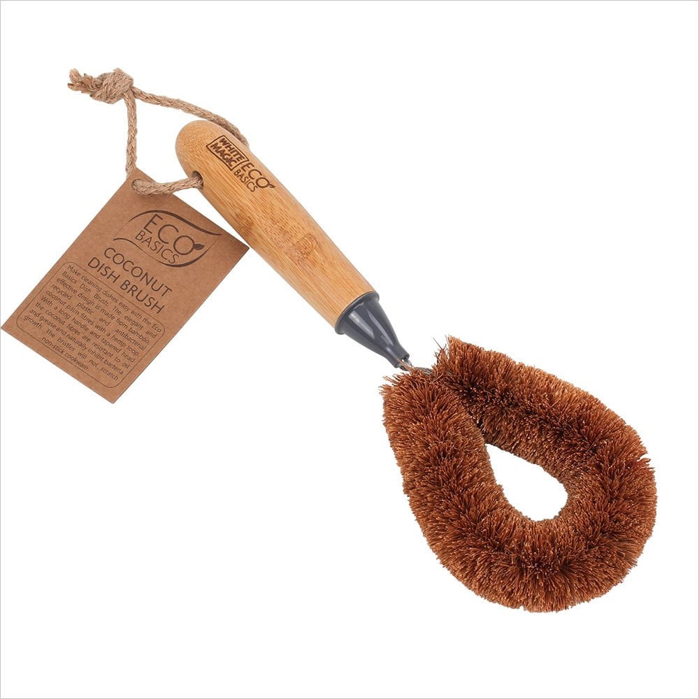 White Magic Eco Basics Coconut Dish Brush-3