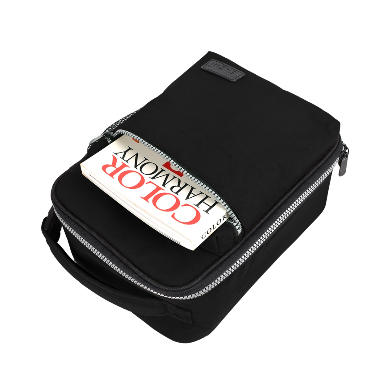 SACHI EXPLORER INSULATED LUNCH BAG (BLACK)-3