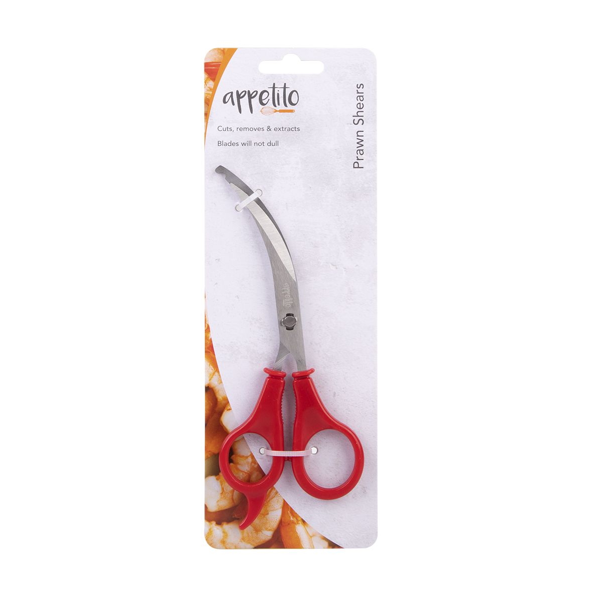 Appetito Prawn Shears - Red-3