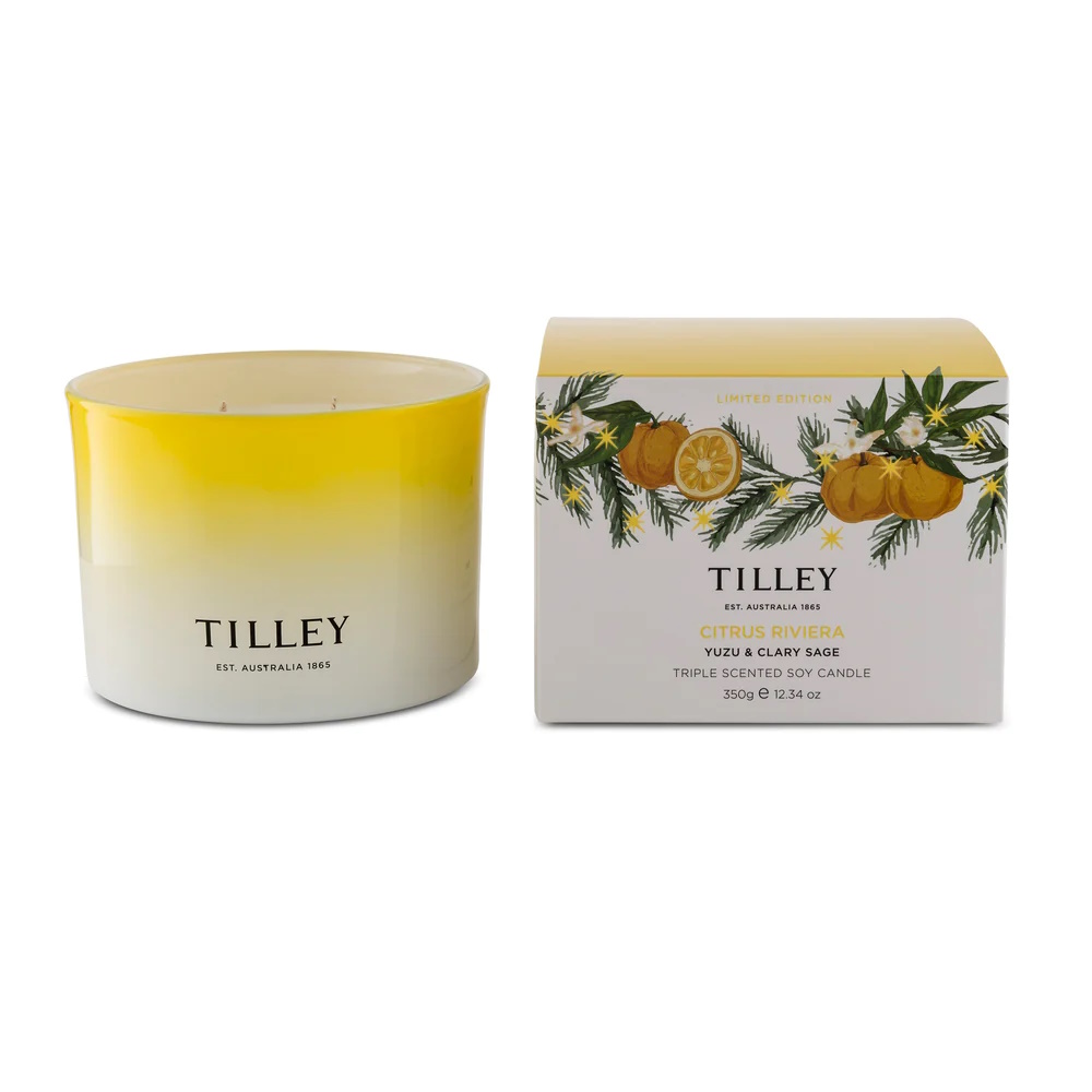 Tilley Citrus Riviera Candle 350g