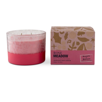 Tilley Scents Of Nature Rose Meadow Candle
