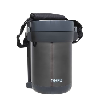 Thermos Stainless Steel Vacuum Insulated Food Storage Set 1.3L Grey