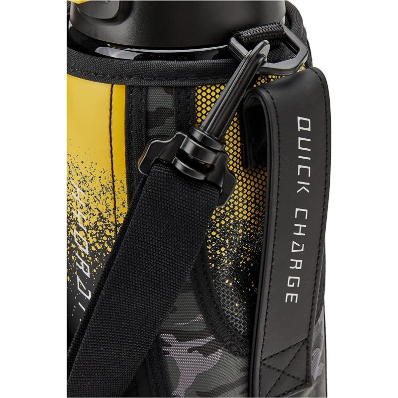 Thermos Insulated Sports Bottle with Pouch 1.5L Black-3