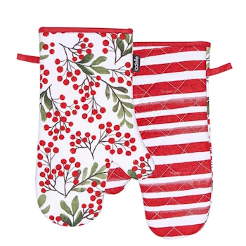 Ladelle Berry Berry Oven Mitts - Set of 2