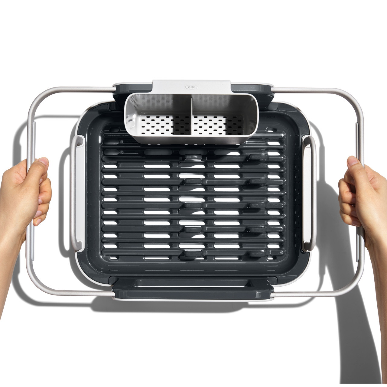 Oxo Good Grips Over-The-Sink Aluminium Dish Rack-2