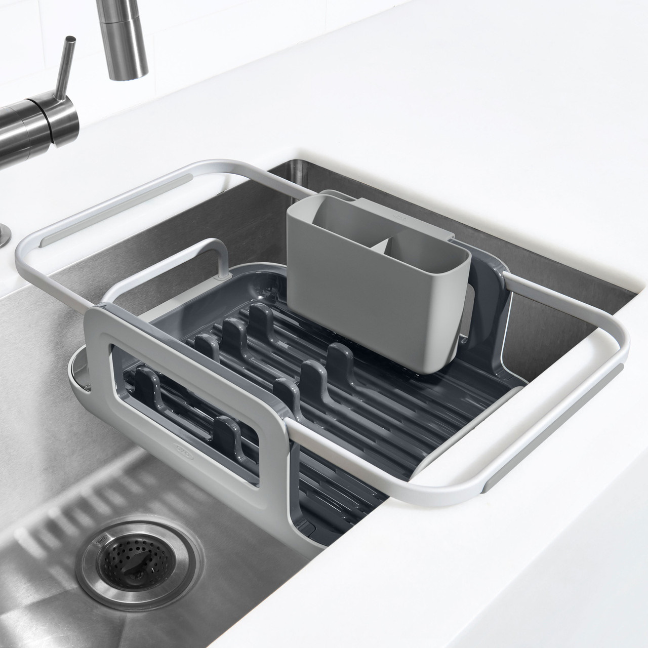 Oxo Good Grips Over-The-Sink Aluminium Dish Rack-3