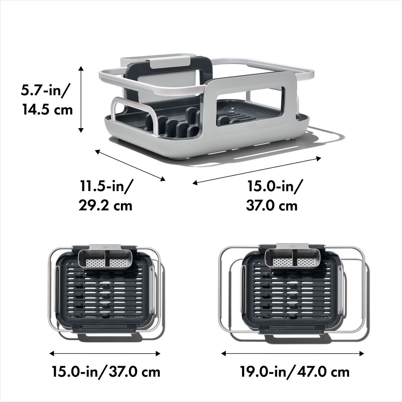 Oxo Good Grips Over-The-Sink Aluminium Dish Rack-4