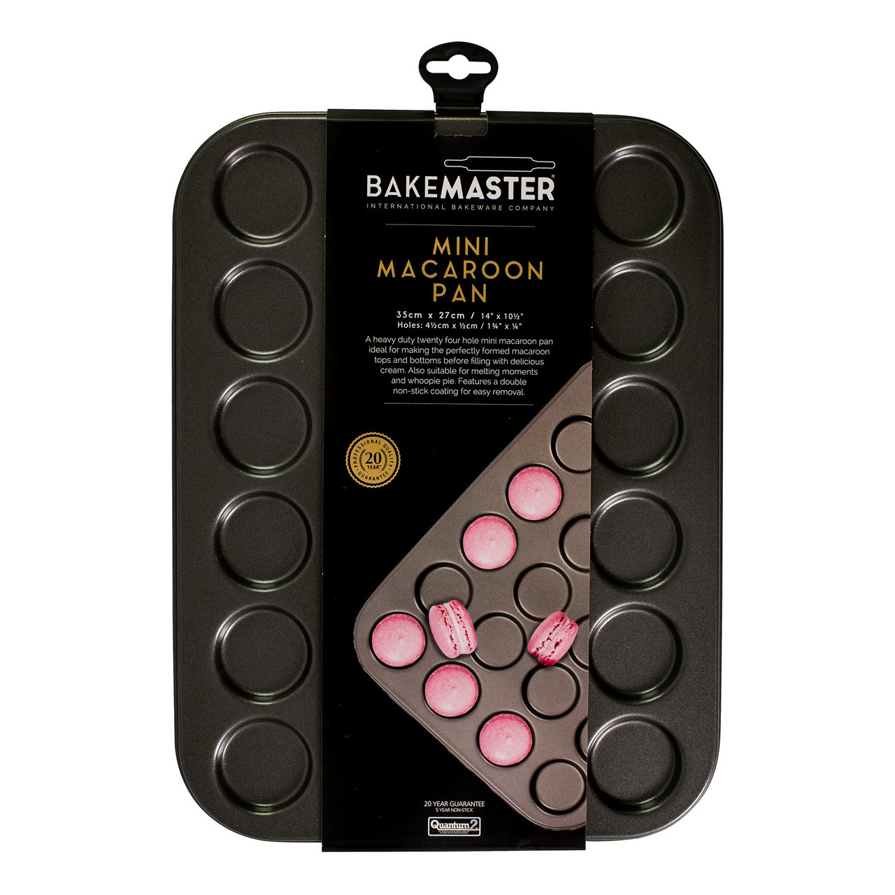 Bakemaster 24Cup Mini Macaroon 35X27CM-3
