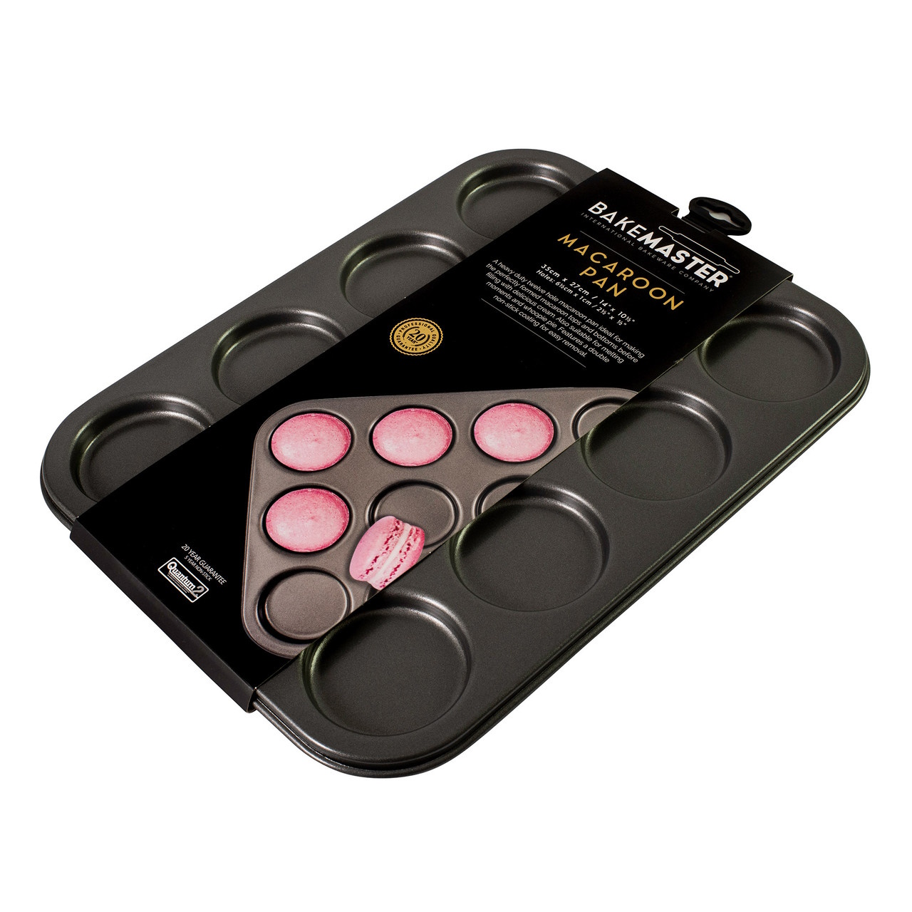 Bakemaster 12 Cup Macaroon Pan 35X27CM-2