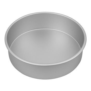 Bakemaster Silver anodised Rnd Cake Pan 25x7.5cm