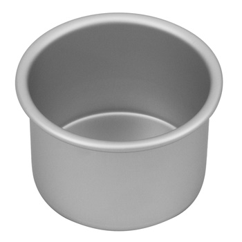 Bakemaster Silver anodised Rnd Cake Pan 10x7.5cm