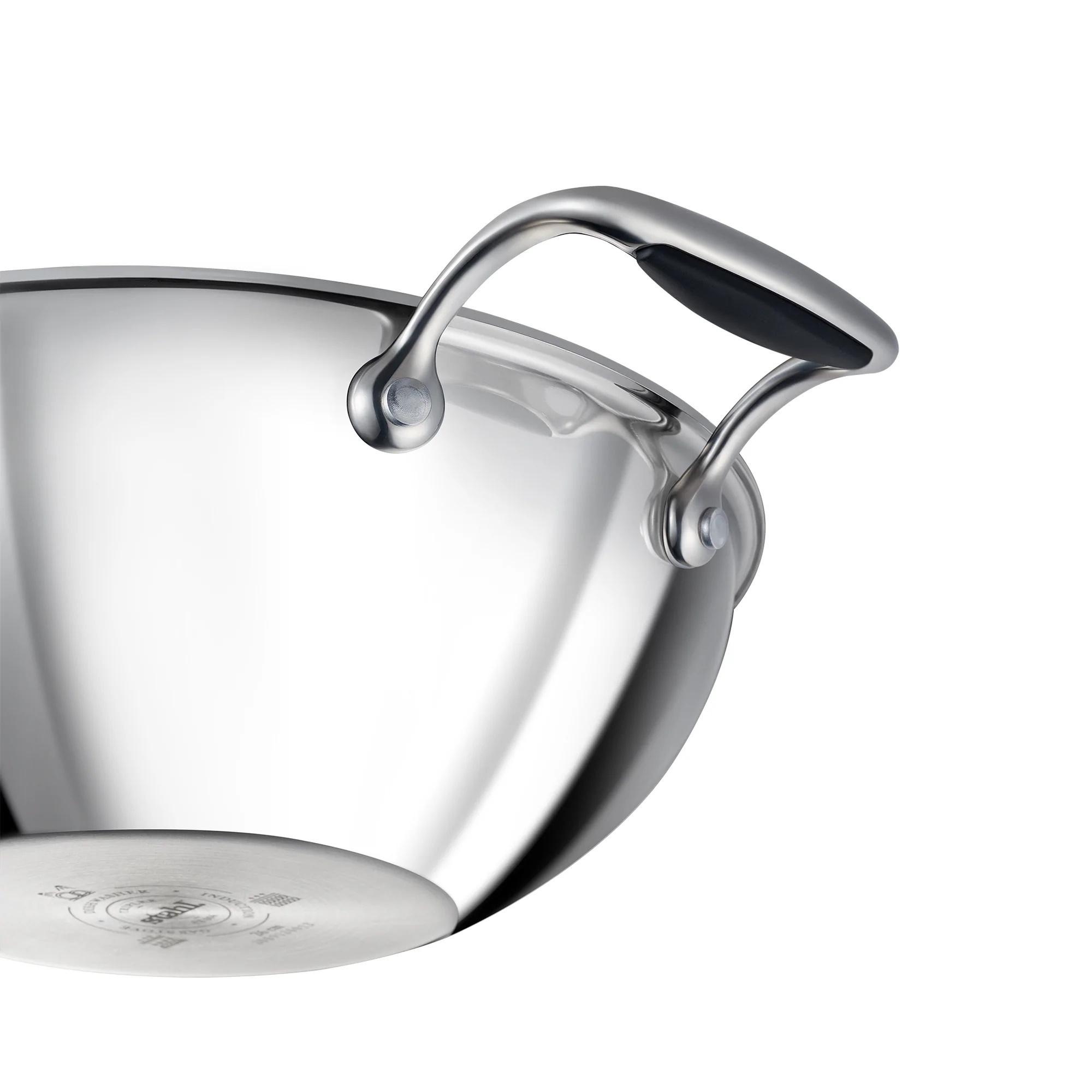 Stahl 34cm Kadai/Wok- Triply Artisan Series -4