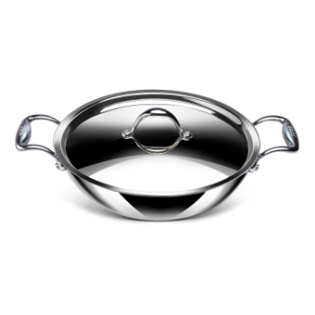 Stahl 34cm Kadai/Wok- Triply Artisan Series 
