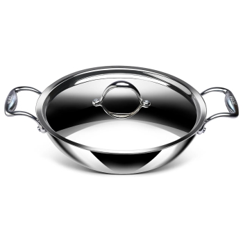 Stahl 40cm Wok/Kadai - Triply Artisan Series 