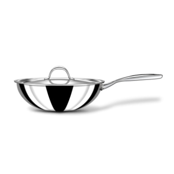 Stahl 24cm Deep Frypan / Wok - Artisan Series (Tri-ply) 