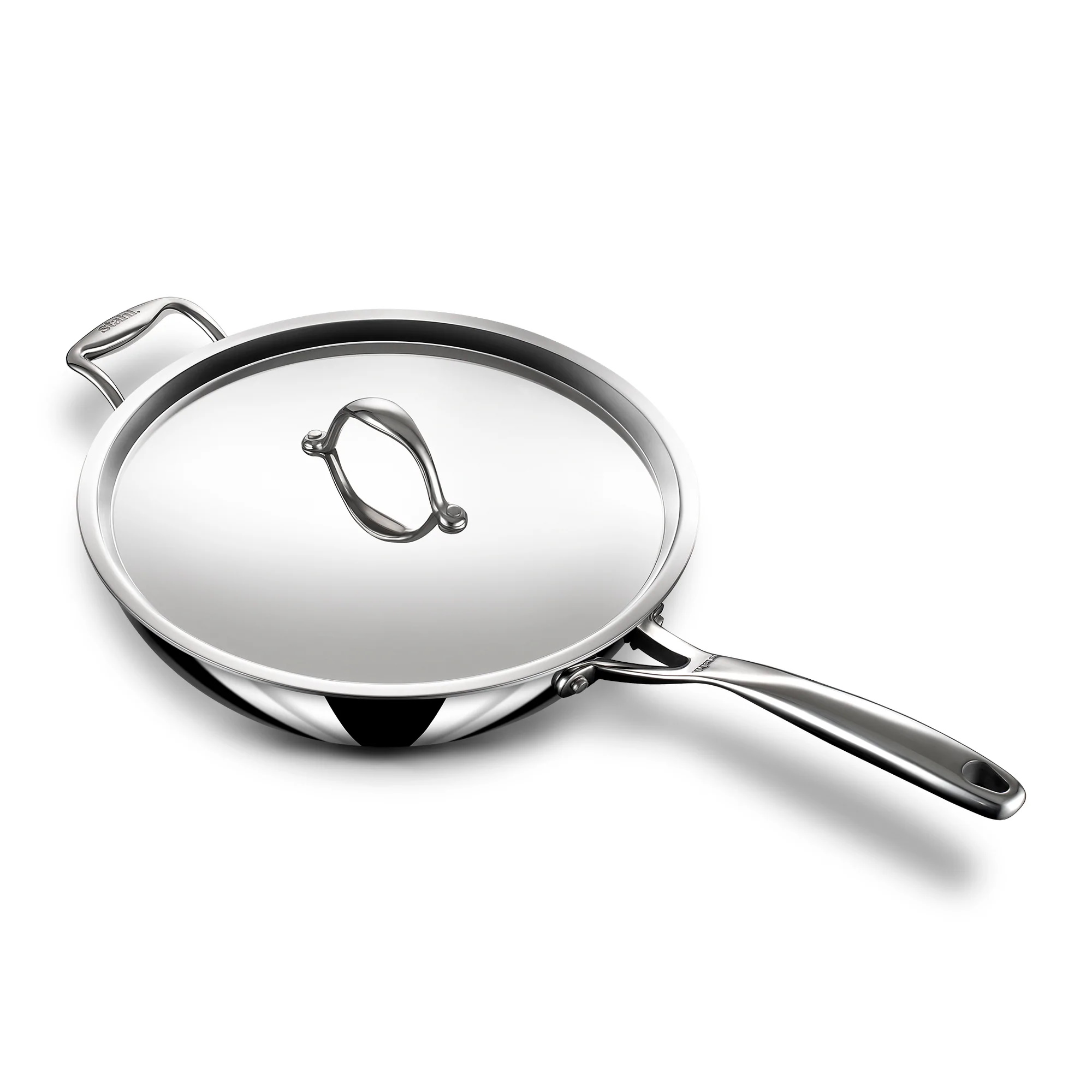 Stahl 26cm Deep Frypan / Wok - Artisan Series (Tri-ply) -4