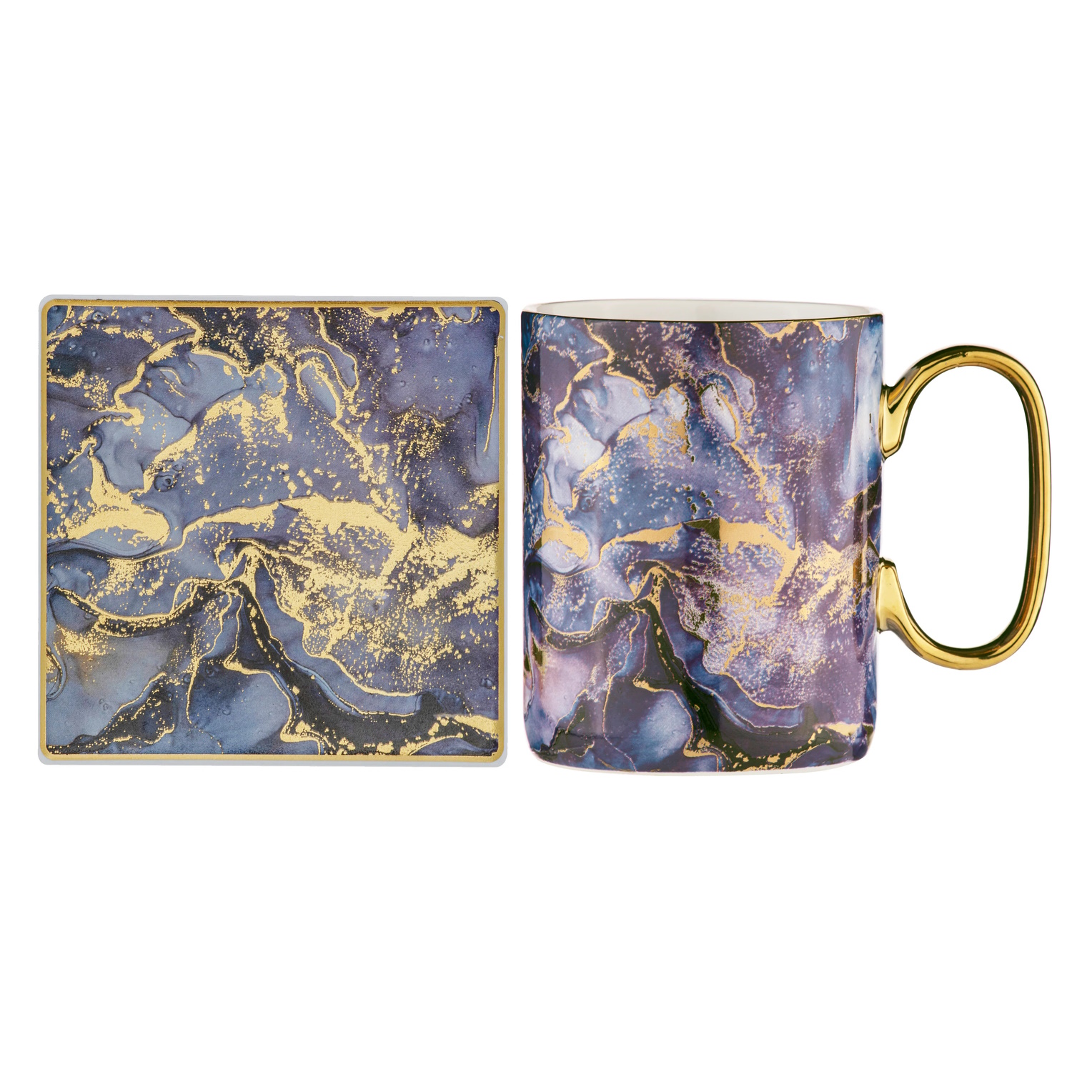 Ashdene Golden Depths Mug & Coaster Set - Moonstone-1