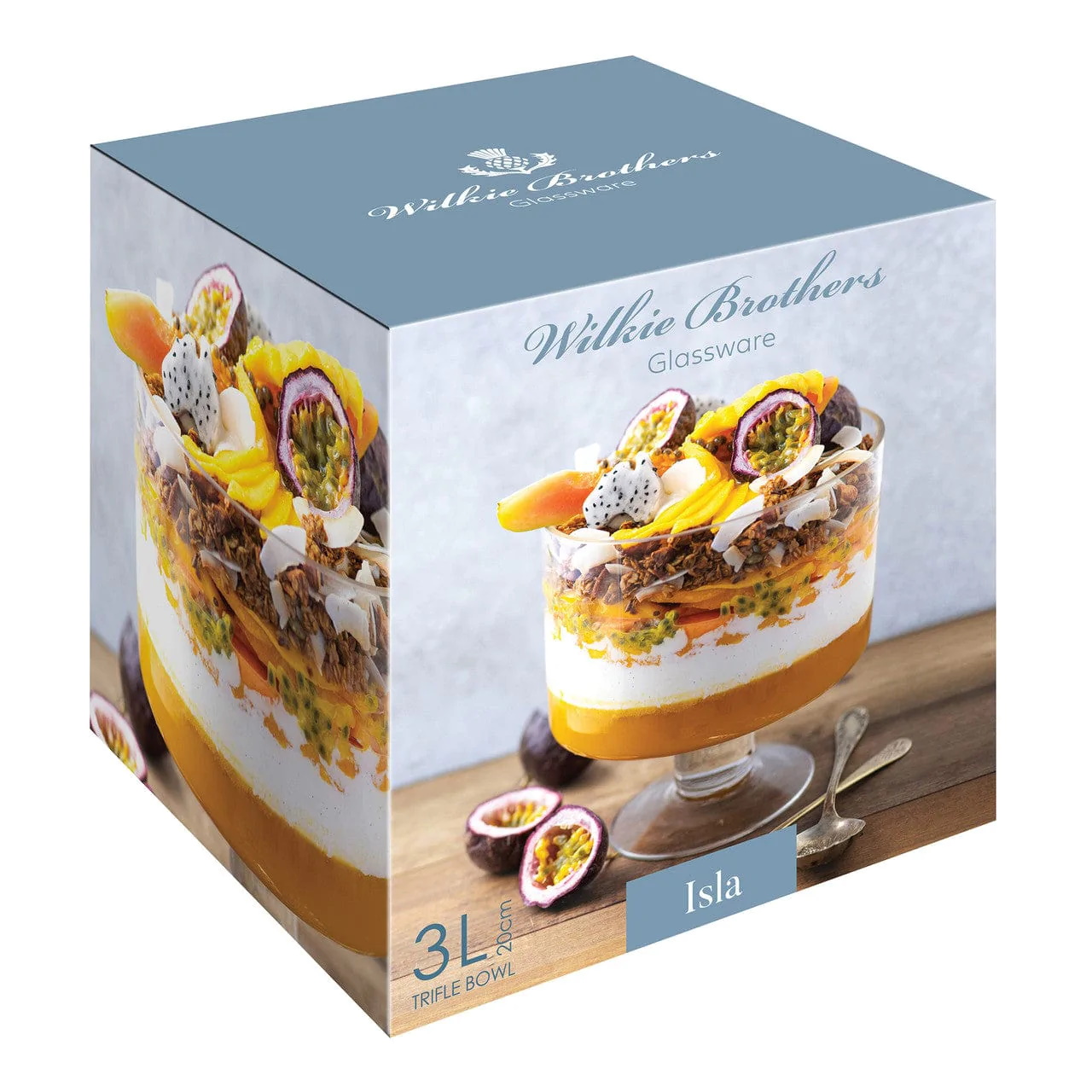 Wilkie Highlands Trifle 26x22cm Glass-3