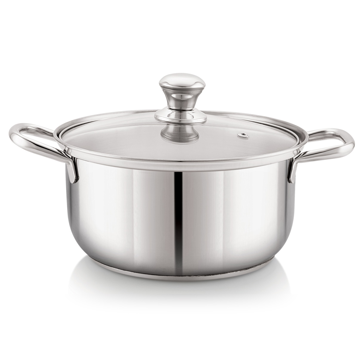 Embassy Stainless Steel Wonder Sauce-Pot Glass Lid 14cm-3