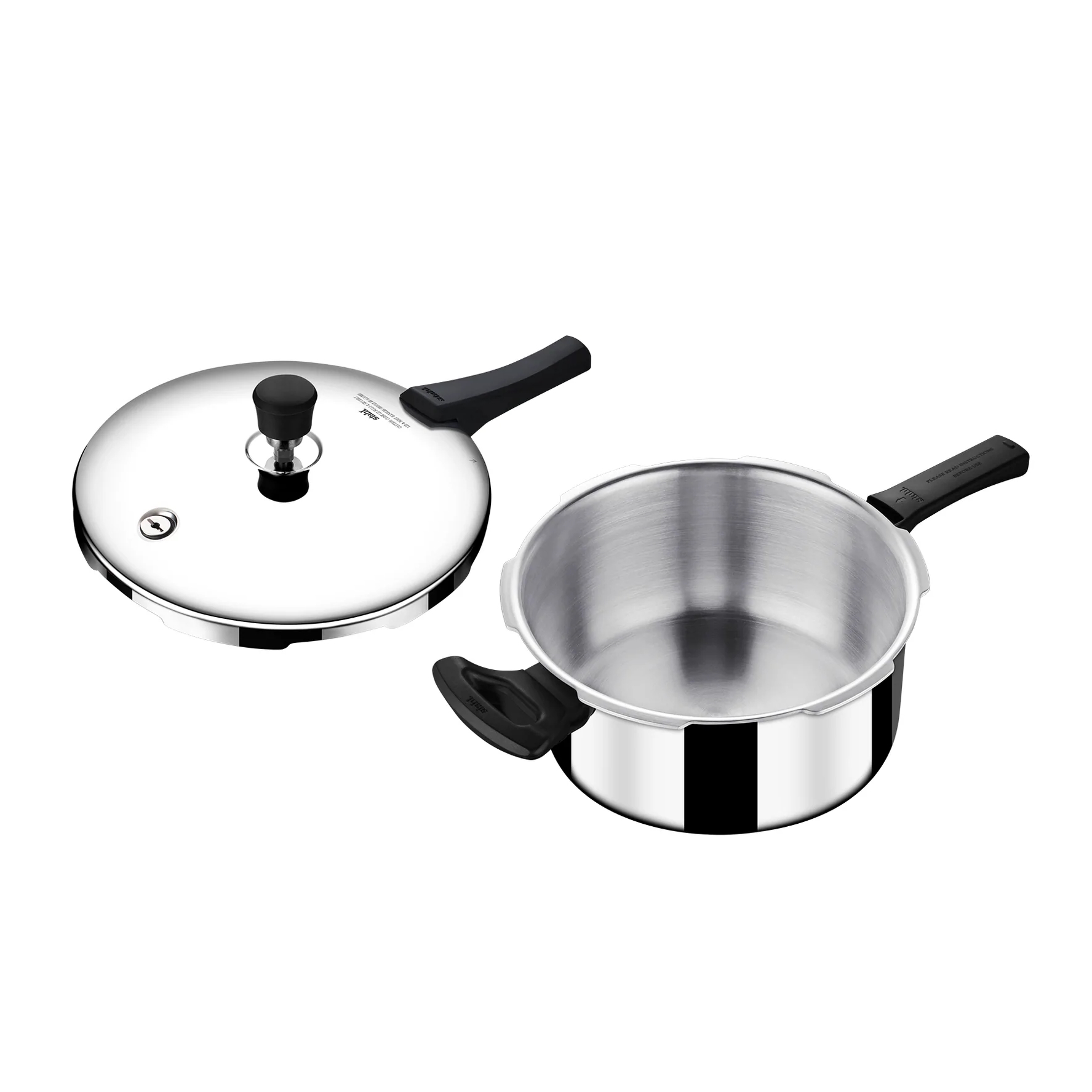 Stahl 5.0 Ltrs Triply Xpress Pressure Cooker Broad-3