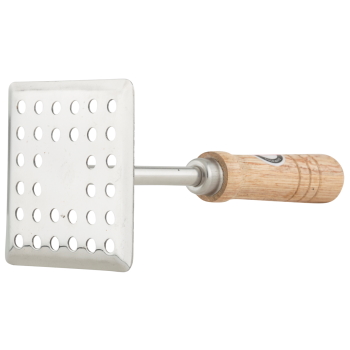 Embassy Stainless Steel Potato/ Masher with Wooden Handle Square
