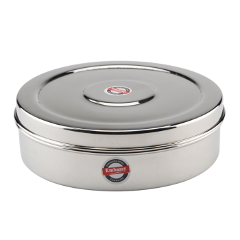 Embassy Multipurpose Stainless Steel Container Deep(1700 ml, Size 12)