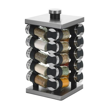 Avanti Revolving Herb Spice Rack 20 Jars