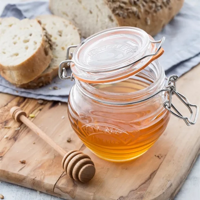 Kilner Honey Pot and Drizzler Spoon-3