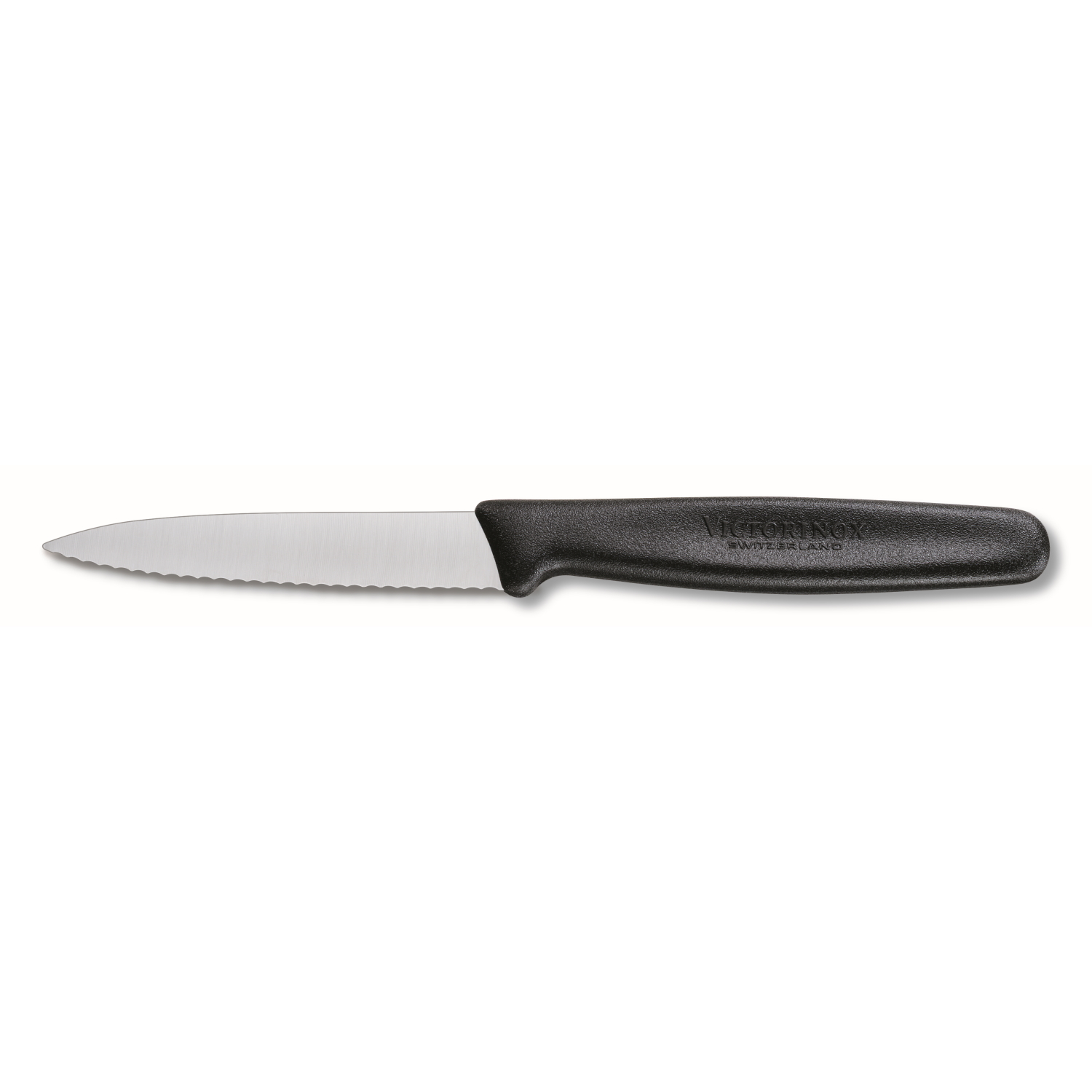 VIctorinox Paring Pointed Wavy Black 8cm-4