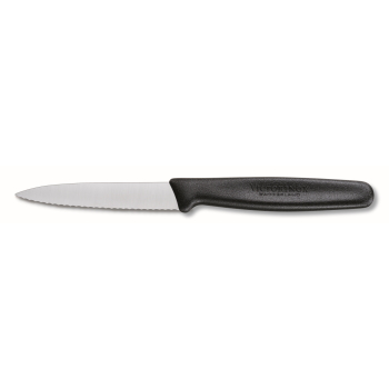 VIctorinox Paring Pointed Wavy Black 8cm