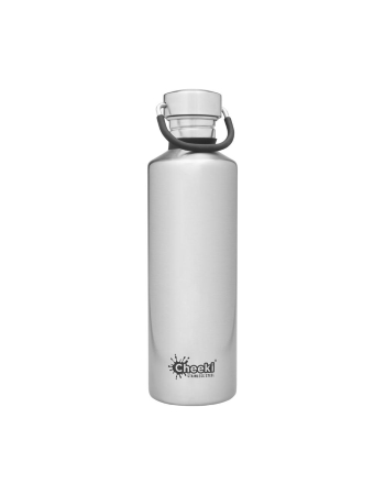 Cheeki 750ml Classic Single Wall Bottle - Silver