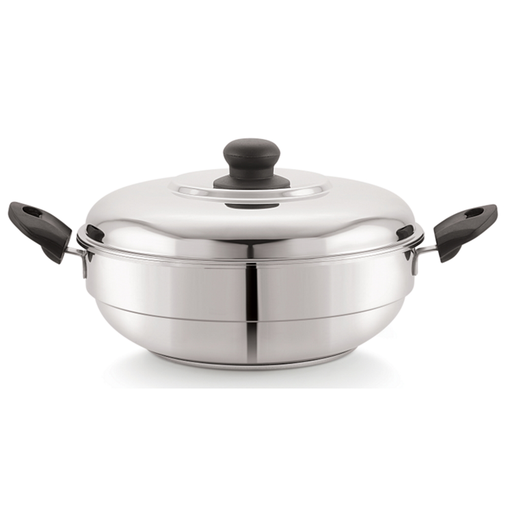 Embassy Multi Kadhai with Mini Idly - Size 08 - 22CM-1
