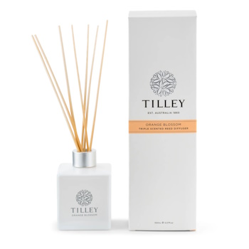 Tilley Classic White Reed Diffuser 150ml Orange Blossom